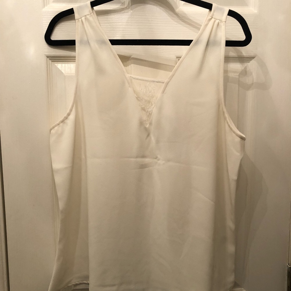 Cooper and Ella off white top